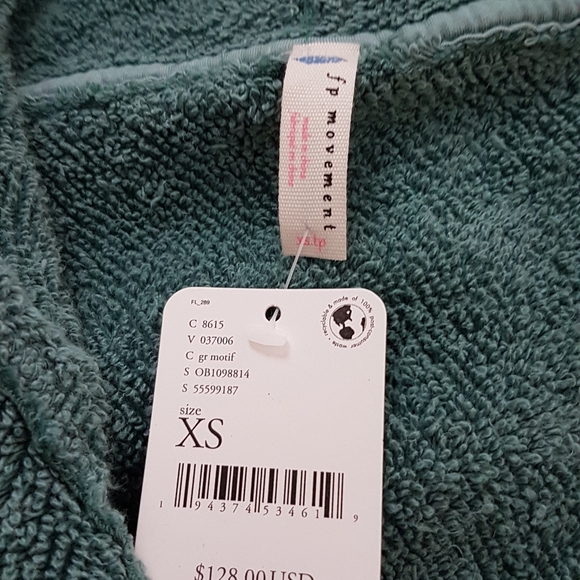 🎉Sold On Market Place🎉 - NWT Free people  Free spirit hoodie size XSmall - Picture 4 of 4